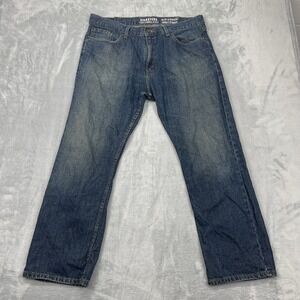 Signature by Levi's Jeans Mens 38x30 Blue Denim Slim Fit Straight Leg Outdoor